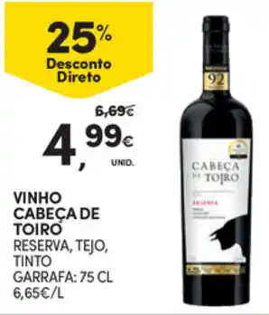 Vinho Cabeça De Toiro 75cl