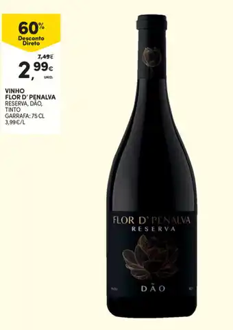 Continente Vinho Flor D' Penalva 75cl promoção