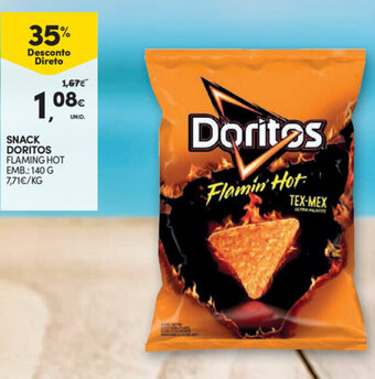 Continente Snack Doritos 140g promoção