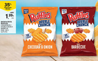 Continente Batata Frita Ruffles 140g promoção