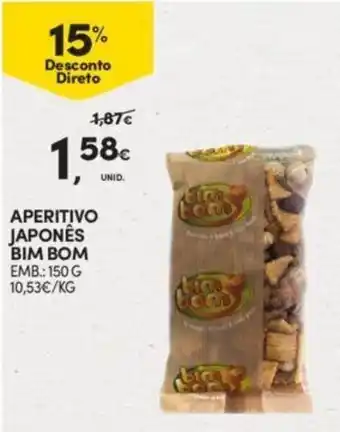 Continente Aperitivo Japonês Bim Bom 150g promoção