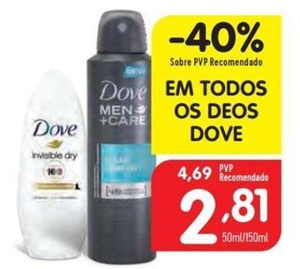 Minipreço Desodorizante dove promoção
