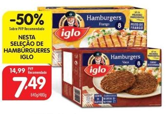 Minipreço Hambúrguer iglo promoção