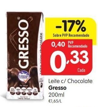 Minipreço Achocolatado gresso promoção