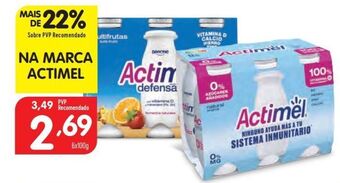 Minipreço Iogurte actimel promoção