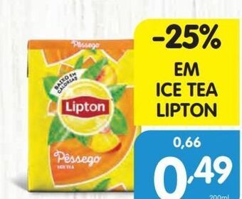 Minipreço Chá gelado lipton promoção