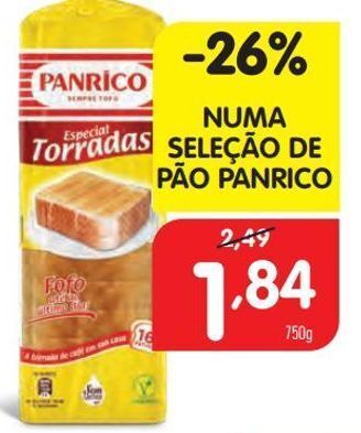Minipreço Pão de forma panrico promoção