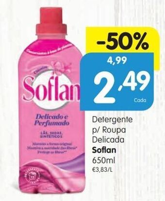 Detergente líquido soflan