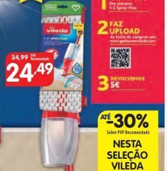 Minipreço Mop vileda promoção