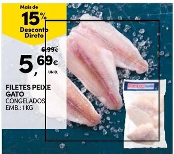 Continente Filetes Peixe Gato 1kg promoção