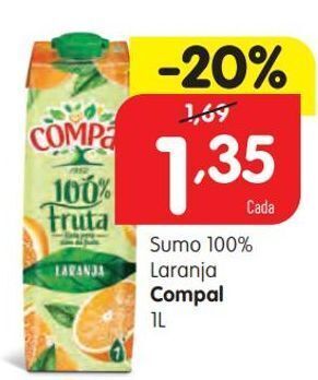 Minipreço Sumo compal promoção