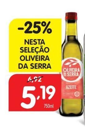 Minipreço Azeite extravirgem oliveira da serra promoção