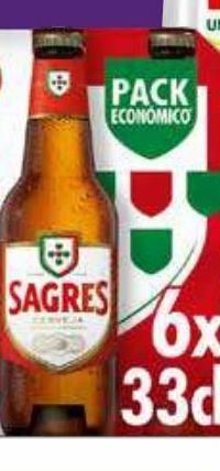 Recheio Cerveja sagres promoção