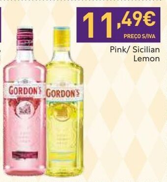 Recheio Gin gordon's promoção
