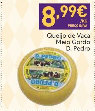 Recheio Queijos d. pedro promoção