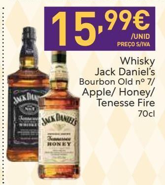 Recheio Uísque jack daniel's promoção