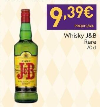 Recheio Uísque j&b promoção
