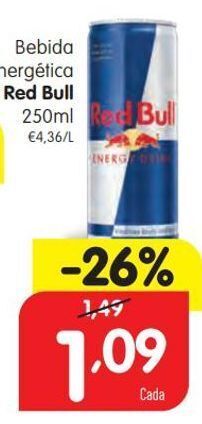 Minipreço Bebida energética red bull promoção