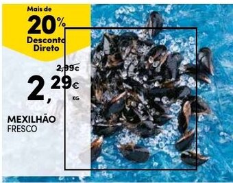 Continente Mexilhão Fresco 1kg promoção