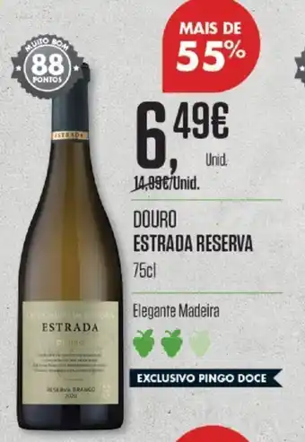 Pingo Doce Douro Estrada Reserva 75cl promoção