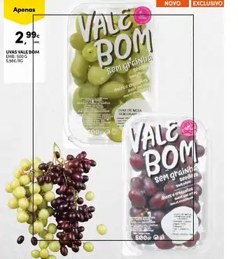 Continente Uvas Vale Bom 500g promoção