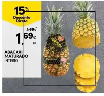 Continente Abacaxi Maturado 1kg promoção