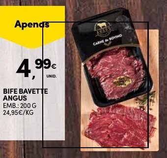 Bife Bavette Angus 200g
