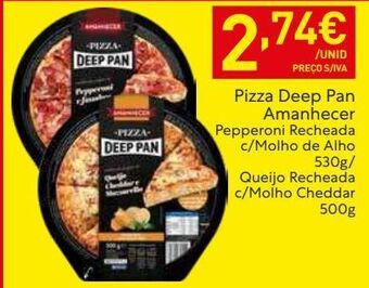 Recheio Pizza amanhecer promoção
