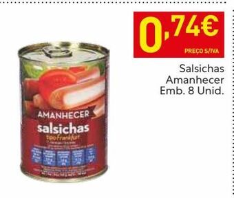Recheio Salsicha amanhecer promoção