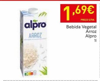 Recheio Bebidas naturais alpro promoção