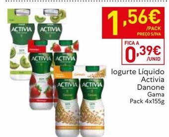 Recheio Iogurte activia promoção