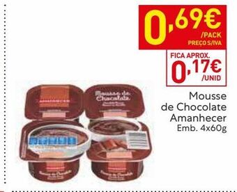 Recheio Achocolatado amanhecer promoção