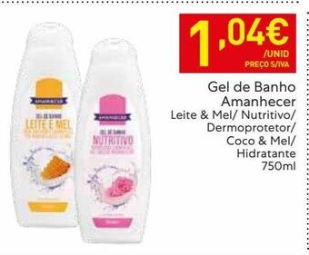 Recheio Gel de banho amanhecer promoção