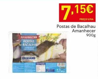 Recheio Bacalhau amanhecer promoção