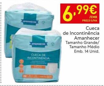 Recheio Incontinência amanhecer promoção