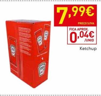 Recheio Ketchup heinz promoção