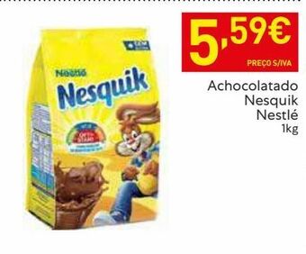 Recheio Chocolate em pó nesquik promoção