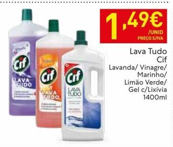 Recheio Limpadores cif promoção