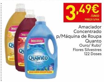Recheio Amaciador quanto promoção