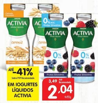 Minipreço Iogurte activia promoção