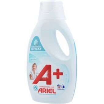 Apolónia Detergente ariel a+ líquido baby 28 doses = 1.4l promoção