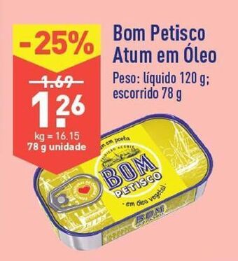 ALDI Atum em lata bom petisco promoção