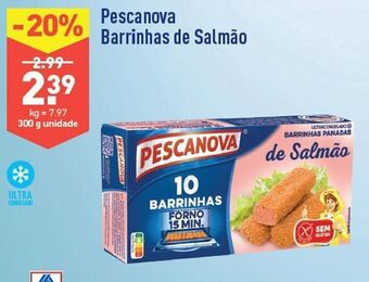 ALDI Palitos de peixe pescanova promoção