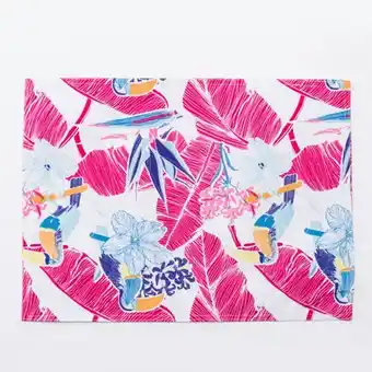 Individual tucanos rosa 33x45cm