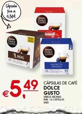Meu Super Cápsulas de café dolce gusto promoção