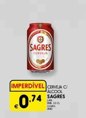 Meu Super Lata de cerveja sagres promoção