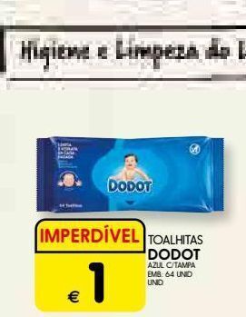Meu Super Toalhas umedecidas dodot promoção