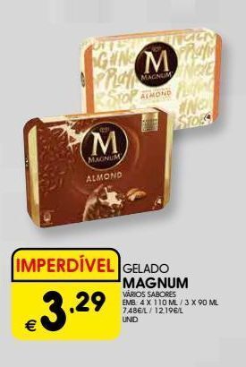 Meu Super Gelados magnum promoção