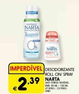Desodorizante narta