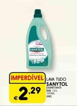 Limpadores sanytol